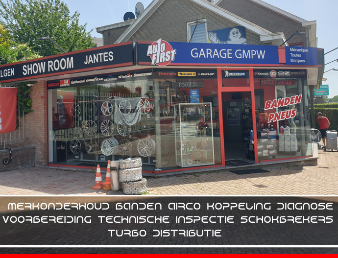 Merkonderhoud Banden Airco Koppeling Diagnose Voorbereiding Technische inspectie Schokbrekers Turbo